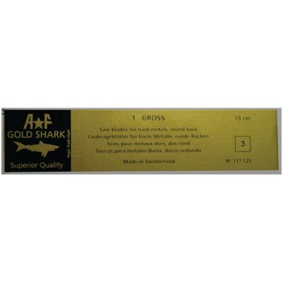 Gold Shark, Sägeblatt, Sägen 117.125.3 Gold Shark, Sägeblatt, Sägen 117.125.3