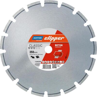 Symantec Norton Clipper, Sägeblatt, Clipper Diamanttrennscheibe Classic Beton - 350x20,0 mm Symantec Norton Clipper, Sägeblatt, Clipper Diamanttrennscheibe Classic Beton - 350x20,0 mm