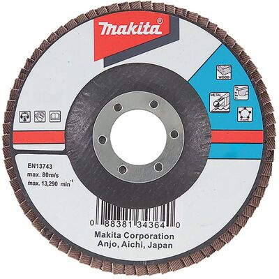 Makita, Schleifmittel, Fächerschleifsch. 180mm A40 (A40) Makita, Schleifmittel, Fächerschleifsch. 180mm A40 (A40)