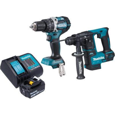 Makita, Bohrmaschine + Akkuschrauber, DLX 2278 SF1 Akku Kombo Kit (Bohrhammer, Schlagbohrschrauber) Makita, Bohrmaschine + Akkuschrauber, DLX 2278 SF1 Akku Kombo Kit (Bohrhammer, Schlagbohrschrauber)