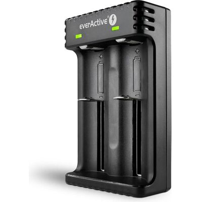 Everactive Batterieladegerät für Li-Ionen-Akkus LC-200 (1 Stk., Ladegerät ohne Akku), Akku Ladegerät Everactive Batterieladegerät für Li-Ionen-Akkus LC-200 (1 Stk., Ladegerät ohne Akku), Akku Ladegerät