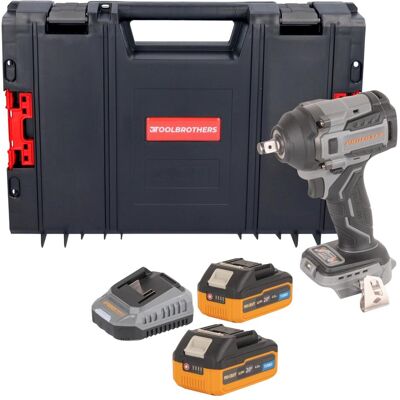 Procraft, Bohrmaschine + Akkuschrauber, Industrial IW550Abb Akku Schlagschrauber 20 V 550 Nm 1/2" + 2x Akku 4,0 Ah + Ladegerät + (Schlagschrauber) Procraft, Bohrmaschine + Akkuschrauber, Industrial IW550Abb Akku Schlagschrauber 20 V 550 Nm 1/2" + 2x Akku 4,0 Ah + Ladegerät + (Schlagschrauber)