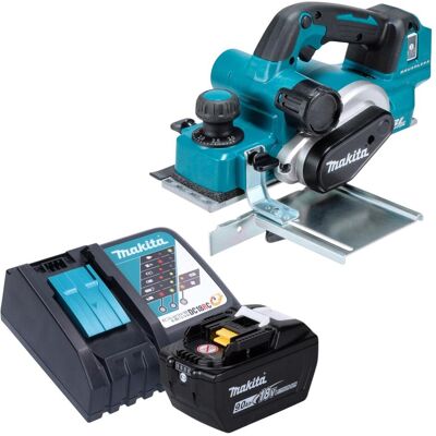 Makita, Hobelmaschine, DKP 181 Z Akku Hobel 18 V 82 mm Brushless + 1x Akku 9,0 Ah + Ladegerät Makita, Hobelmaschine, DKP 181 Z Akku Hobel 18 V 82 mm Brushless + 1x Akku 9,0 Ah + Ladegerät