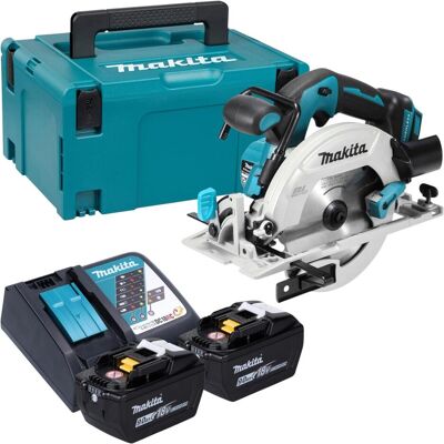 Makita, Handkreissäge, DHS 680 Z Akku Handkreissäge 18 V 165 mm Brushless + 2x Akku 9,0 Ah + Ladegerät + Makpac Makita, Handkreissäge, DHS 680 Z Akku Handkreissäge 18 V 165 mm Brushless + 2x Akku 9,0 Ah + Ladegerät + Makpac