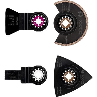 Bosch Zubehör, Sägeblatt, Starlock Fliesen-Set für Multifunktionswerkzeuge, 4-teilig Bosch Zubehör, Sägeblatt, Starlock Fliesen-Set für Multifunktionswerkzeuge, 4-teilig