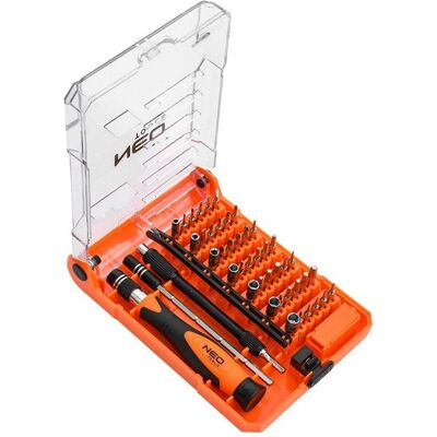 Topex, Bits, Precision screwdriver bits with handle 45 pcs. Topex, Bits, Precision screwdriver bits with handle 45 pcs.