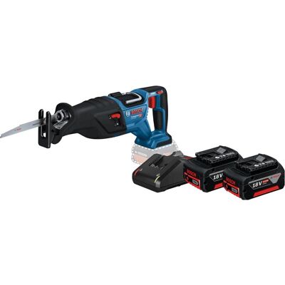 Bosch Professional, Säbelsäge, GSA 18V-28 5,0 Ah GBA Accu (2x) Starterspakket Bosch Professional, Säbelsäge, GSA 18V-28 5,0 Ah GBA Accu (2x) Starterspakket