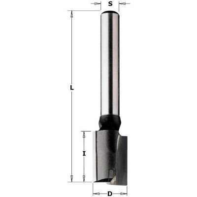 CMT, Fräser, 174.090.11 Geradnutenfräser 9 mm, HW-Schaft 8 mm CMT, Fräser, 174.090.11 Geradnutenfräser 9 mm, HW-Schaft 8 mm