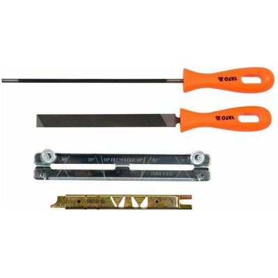 Yato, Raspel + Feile, ZESTAW DO OSTRZENA ŁAŃCUCHA 4,0mm kpl.4cz. Yato, Raspel + Feile, ZESTAW DO OSTRZENA ŁAŃCUCHA 4,0mm kpl.4cz.