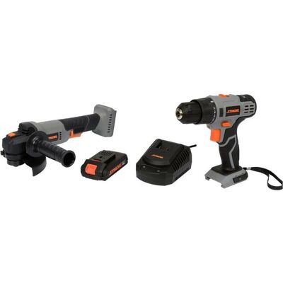Vorel, Winkelschleifer, STHOR SZLIFIERKA 20V + WKRĘTARKA 20V 26Nm 1x2,0Ah Vorel, Winkelschleifer, STHOR SZLIFIERKA 20V + WKRĘTARKA 20V 26Nm 1x2,0Ah