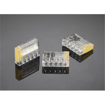 Viola Direkt, Kabelverbindung, Steckklemmen Mikro, 100 Stk., 5 x 0,5 - 2,5 mm², transparent Viola Direkt, Kabelverbindung, Steckklemmen Mikro, 100 Stk., 5 x 0,5 - 2,5 mm², transparent