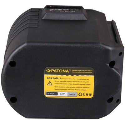 Patona, Werkzeugakku + Ladegerät, Akku f. Bosch 24V 3000mAh Ni-MH BAT019 BAT020 BAT021 GBH 24VFR (24 V) Patona, Werkzeugakku + Ladegerät, Akku f. Bosch 24V 3000mAh Ni-MH BAT019 BAT020 BAT021 GBH 24VFR (24 V)