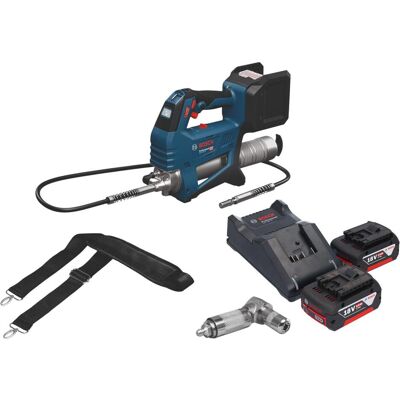 Professional, Kartuschenpistole + Fettpresse, Bosch GFP 18V-10 Akku Fettpresse 18 V 10000 psi + 2x Akku 5,0 Ah + Ladegerät (Fettpresse) Professional, Kartuschenpistole + Fettpresse, Bosch GFP 18V-10 Akku Fettpresse 18 V 10000 psi + 2x Akku 5,0 Ah + Ladegerät (Fettpresse)