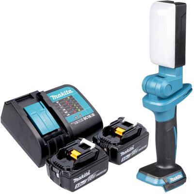 Makita, Arbeitsleuchte, DML 816 STX Akku Arbeitsleuchte 18 V 500 lm LED + 2x Akku 5,0 Ah + Ladegerät (500 lm) Makita, Arbeitsleuchte, DML 816 STX Akku Arbeitsleuchte 18 V 500 lm LED + 2x Akku 5,0 Ah + Ladegerät (500 lm)