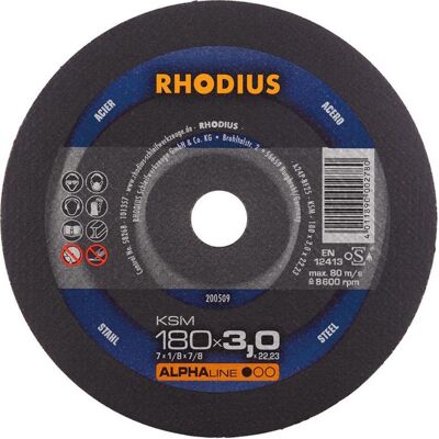 Rhodius, Sägeblatt, Trennscheibe KSM 200509 Durchm Rhodius, Sägeblatt, Trennscheibe KSM 200509 Durchm