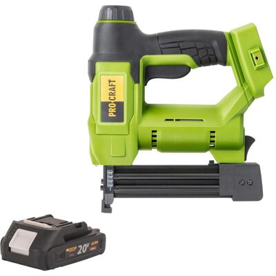 Procraft, Tacker + Nagelpistole, PEH20 Akku Tacker 20 V 15 - 32 mm + 1x Akku 2,0 Ah - ohne Ladegerät (Tacker) Procraft, Tacker + Nagelpistole, PEH20 Akku Tacker 20 V 15 - 32 mm + 1x Akku 2,0 Ah - ohne Ladegerät (Tacker)
