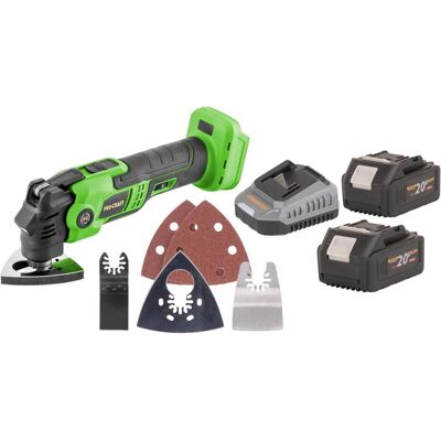 Procraft, Multifunktionswerkzeug, PMT22bb Akku Multifunktionswerkzeug 20 V Brushless + 2x Akku 4,0 Ah + Ladegerät (Multifunktionswerkzeug) Procraft, Multifunktionswerkzeug, PMT22bb Akku Multifunktionswerkzeug 20 V Brushless + 2x Akku 4,0 Ah + Ladegerät (Multifunktionswerkzeug)