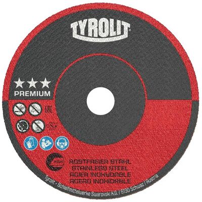 Tyrolit, Sägeblatt, Trennscheibe PREMIUM Ø 50 mm Scheibenstärke 1 mm gerade Bohrung 10 mm Tyrolit, Sägeblatt, Trennscheibe PREMIUM Ø 50 mm Scheibenstärke 1 mm gerade Bohrung 10 mm
