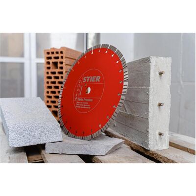 Stier Modell - Diamantsägeblatt - Ø350 mm - Turbo Premium - Sägeblatt Stier Modell - Diamantsägeblatt - Ø350 mm - Turbo Premium - Sägeblatt