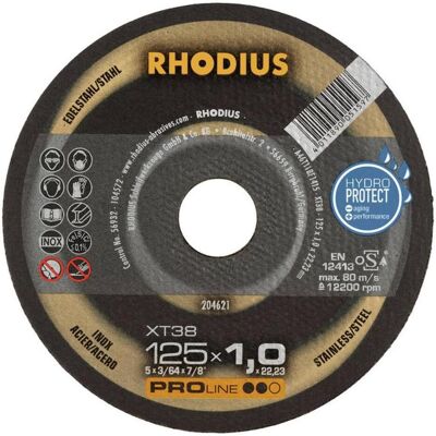 Rhodius XT38 230mm Trennscheibe - Super Dünn, Hohe Geschwindigkeit, Wenig Funken Rhodius XT38 230mm Trennscheibe - Super Dünn, Hohe Geschwindigkeit, Wenig Funken