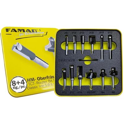 Magni HM Fräser-Set 8+4 in Blechbox - Schneidewerkzeuge Magni HM Fräser-Set 8+4 in Blechbox - Schneidewerkzeuge