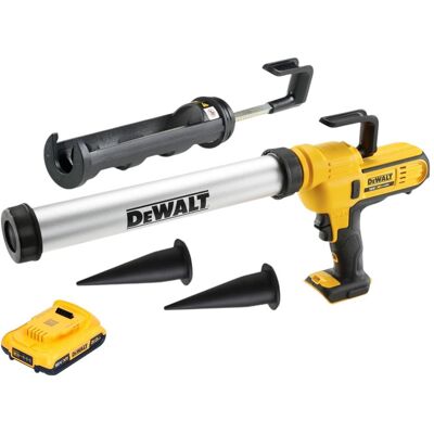 DeWalt, Kartuschenpistole + Fettpresse, DCE 581 NK Akku Kartuschenpistole 18 V 310 ml + 1x Akku 2,0 Ah + Koffer - ohne Ladegerät (Kartuschenpistole) DeWalt, Kartuschenpistole + Fettpresse, DCE 581 NK Akku Kartuschenpistole 18 V 310 ml + 1x Akku 2,0 Ah + Koffer - ohne Ladegerät (Kartuschenpistole)