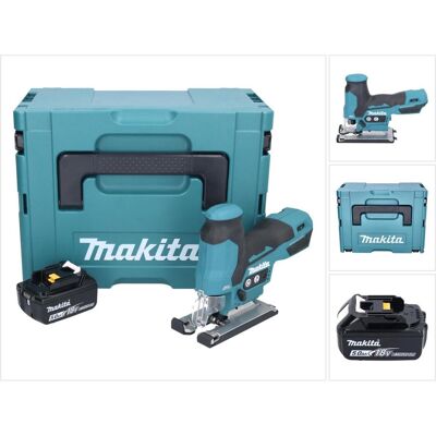 Makita, Stichsäge, DJV 185 T1J Akku Pendelhubstichsäge 18 V Brushless + 1x Akku 5,0 Ah + Makpac - ohne Ladeger Makita, Stichsäge, DJV 185 T1J Akku Pendelhubstichsäge 18 V Brushless + 1x Akku 5,0 Ah + Makpac - ohne Ladeger