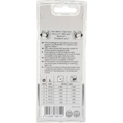 Fein, Bohrereinsatz, HSS Spiralbohrer Set Cobalt 5% 2-8 mm 6-teilig ( 63111017010 ) (2 mm, 3 mm, 4 mm, 5 mm, 6 mm, 8 mm) Fein, Bohrereinsatz, HSS Spiralbohrer Set Cobalt 5% 2-8 mm 6-teilig ( 63111017010 ) (2 mm, 3 mm, 4 mm, 5 mm, 6 mm, 8 mm)