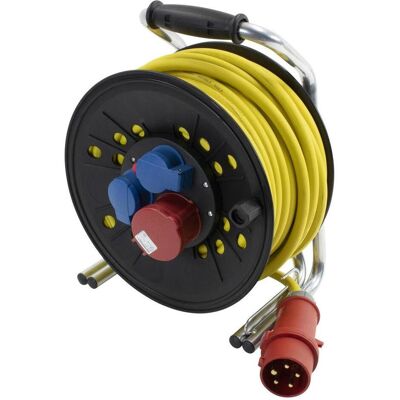 Dönges, Kabelrolle, Leitungsroller Feuerwehr, nach ÖBFV, 230 V/400 V, 16 A (30 m, 2.50 mm²) Dönges, Kabelrolle, Leitungsroller Feuerwehr, nach ÖBFV, 230 V/400 V, 16 A (30 m, 2.50 mm²)