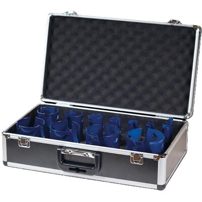 Carat, Lochsäge, LTSSET1200 TCT 12-delige carbide gatzagenset in koffer (16 mm, 20 mm, 22 mm, 25 mm, 29 mm, 35 mm, 44 mm, 51 mm, 64 mm, 68 mm, 76 mm, 83 mm) Carat, Lochsäge, LTSSET1200 TCT 12-delige carbide gatzagenset in koffer (16 mm, 20 mm, 22 mm, 25 mm, 29 mm, 35 mm, 44 mm, 51 mm, 64 mm, 68 mm, 76 mm, 83 mm)
