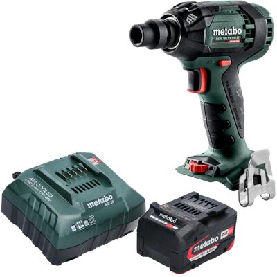 Metabo, Bohrmaschine + Akkuschrauber, SSW 18 LTX 300 BL Akku Schlagschrauber 18 V 300 Nm 1/2" Brushless + 1x Akku 4,0 Ah + (Schlagschrauber) Metabo, Bohrmaschine + Akkuschrauber, SSW 18 LTX 300 BL Akku Schlagschrauber 18 V 300 Nm 1/2" Brushless + 1x Akku 4,0 Ah + (Schlagschrauber)