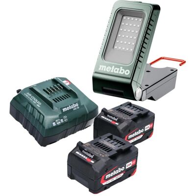 Metabo, Arbeitsleuchte, BSA 18-1000 Akku Baustrahler 18 V 1000 lm + 2x Akku 4,0 Ah + Ladegerät (1000 lm) Metabo, Arbeitsleuchte, BSA 18-1000 Akku Baustrahler 18 V 1000 lm + 2x Akku 4,0 Ah + Ladegerät (1000 lm)