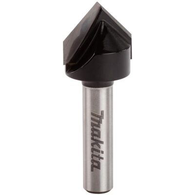 Makita, Fräser, Zubehör D-10724 V-Nut-Fräser 19,05mm S8 Makita, Fräser, Zubehör D-10724 V-Nut-Fräser 19,05mm S8