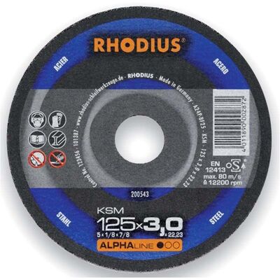 Rhodius, Sägeblatt, 200548 KSM Trennscheibe Metall 150 x 3,0 x 22,23 mm Rhodius, Sägeblatt, 200548 KSM Trennscheibe Metall 150 x 3,0 x 22,23 mm
