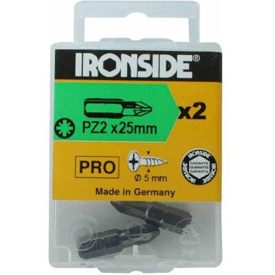 Ironside, Bits, 244432 2 Stück Bits PH 2 x 25mm (Kreuz Phillips PH) Ironside, Bits, 244432 2 Stück Bits PH 2 x 25mm (Kreuz Phillips PH)