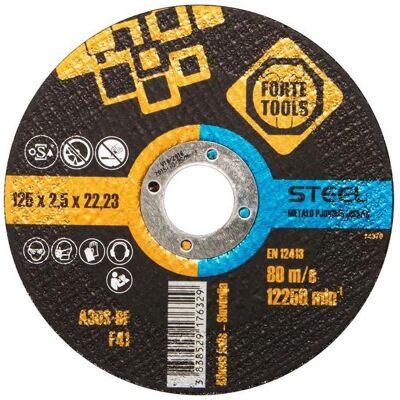 Forte tools, Sägeblatt, CUTTING DISC 125X2,5X22,23 MM FORTE TOO Forte tools, Sägeblatt, CUTTING DISC 125X2,5X22,23 MM FORTE TOO