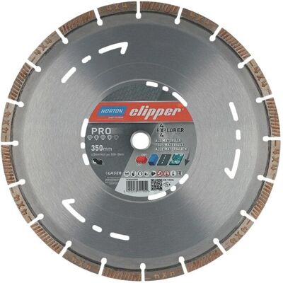 Symantec Norton Clipper, Sägeblatt, Diamantscheibe Pro 4x4 Explorer Ø 350x20 mm Symantec Norton Clipper, Sägeblatt, Diamantscheibe Pro 4x4 Explorer Ø 350x20 mm