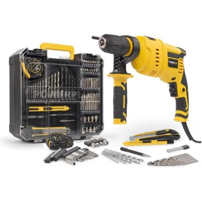 Powerplus, Bohrmaschine + Akkuschrauber, Schlagbohrmaschine 800W (Schlagbohrmaschine) Powerplus, Bohrmaschine + Akkuschrauber, Schlagbohrmaschine 800W (Schlagbohrmaschine)