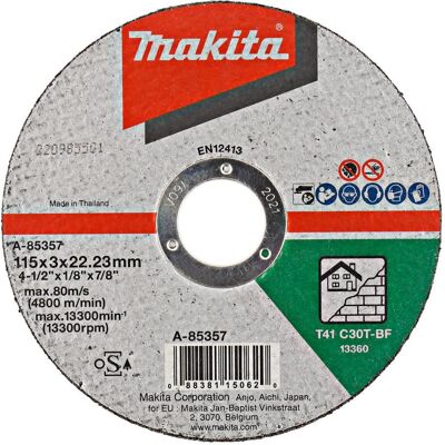 Makita, Sägeblatt, Trennscheibe 115/22,23 C30T Makita, Sägeblatt, Trennscheibe 115/22,23 C30T