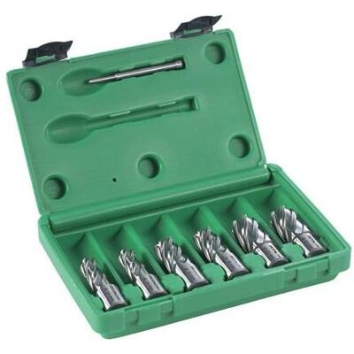 Hikoki, Lochsäge, Zubehör 754496 Kernbohrersatz 2 x 14/18/22 x 30 mm + Zentrierstift 7-teilig (30 mm) Hikoki, Lochsäge, Zubehör 754496 Kernbohrersatz 2 x 14/18/22 x 30 mm + Zentrierstift 7-teilig (30 mm)