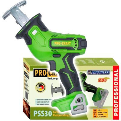 Procraft, Säbelsäge, PSS30bb Akku Säbelsäge 20 V Brushless Solo - ohne Akku, ohne Ladegerät Procraft, Säbelsäge, PSS30bb Akku Säbelsäge 20 V Brushless Solo - ohne Akku, ohne Ladegerät