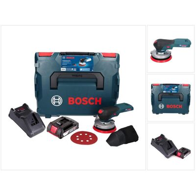 Bosch Professional, Schleifmaschine + Poliermaschine, GEX 18V-125 Professional Akku Exzenterschleifer 18 V 125 mm Brushless + 1x Akku 2,0 Ah + Ladeg (Exzenterschleifer) Bosch Professional, Schleifmaschine + Poliermaschine, GEX 18V-125 Professional Akku Exzenterschleifer 18 V 125 mm Brushless + 1x Akku 2,0 Ah + Ladeg (Exzenterschleifer)