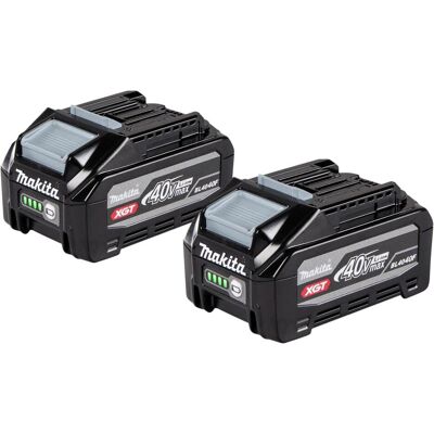 Makita, Werkzeugakku + Ladegerät, Akku Set 2x BL 4040 F Li-Ion Akku 40 V max. 4,0 Ah XGT ( 2x 1910N6-8 ) mit LED Anzeige (40 V) Makita, Werkzeugakku + Ladegerät, Akku Set 2x BL 4040 F Li-Ion Akku 40 V max. 4,0 Ah XGT ( 2x 1910N6-8 ) mit LED Anzeige (40 V)
