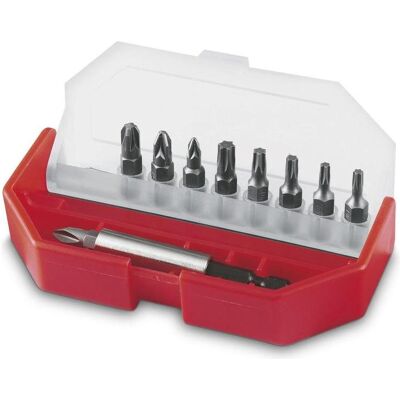 Stanley Bits, Set 9-teilig inkl. Bithalter (Innensechsrund TX) Stanley Bits, Set 9-teilig inkl. Bithalter (Innensechsrund TX)