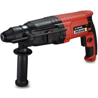 Stayer, Bohrmaschine + Akkuschrauber, Profesional Hd 26 Bk Bohrhammer, rotativ, SDS-Plus, 800 W, 0-5300 Zoll/min, 2,8 J, 2,8 kg (Bohrhammer) Stayer, Bohrmaschine + Akkuschrauber, Profesional Hd 26 Bk Bohrhammer, rotativ, SDS-Plus, 800 W, 0-5300 Zoll/min, 2,8 J, 2,8 kg (Bohrhammer)