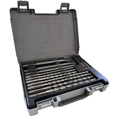 Alpen, Bohrereinsatz, 12er-Set Betonbohrer und -meissel SDS+, F4 Forte, KIT-12 (5-14mm) Alpen, Bohrereinsatz, 12er-Set Betonbohrer und -meissel SDS+, F4 Forte, KIT-12 (5-14mm)