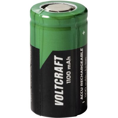 Voltcraft Spezial-Akku 18350 Flat-Top Li-Ion 3.7 V 1100 mAh 1 St. (1 Stk., 1100 mAh), Batterien + Akkus Voltcraft Spezial-Akku 18350 Flat-Top Li-Ion 3.7 V 1100 mAh 1 St. (1 Stk., 1100 mAh), Batterien + Akkus