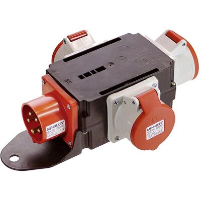Bachmann CEE-Adapter 349.033 - IP44 - 16A 3x16A5p Bachmann CEE-Adapter 349.033 - IP44 - 16A 3x16A5p