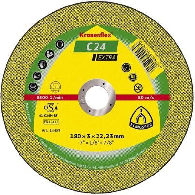 Klingspor, Sägeblatt, Trennscheibe, 125 x 2,5 mm, Stein, gerade Klingspor, Sägeblatt, Trennscheibe, 125 x 2,5 mm, Stein, gerade