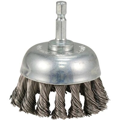 Makita, Schleifmittel, Zubehör D-76691 Topfbürste ZK1/4 x 65 mm aus Edelstahl Makita, Schleifmittel, Zubehör D-76691 Topfbürste ZK1/4 x 65 mm aus Edelstahl